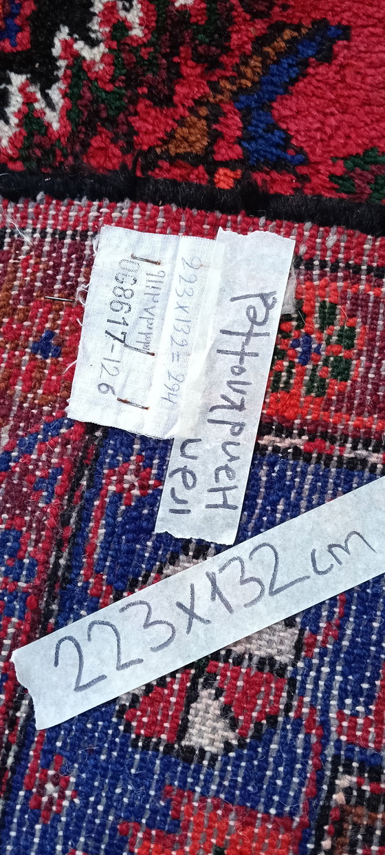 Image 1 of Hand-knotted vintage Persian rug 223x132cm