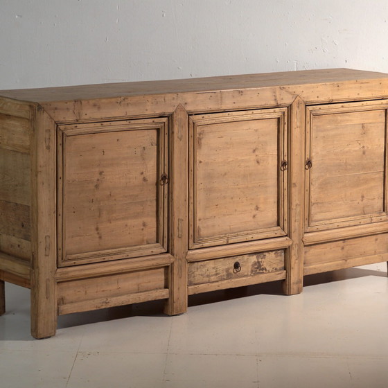 Large antique sideboard with three doors (c.1900) #38 (photo 4 of 40)