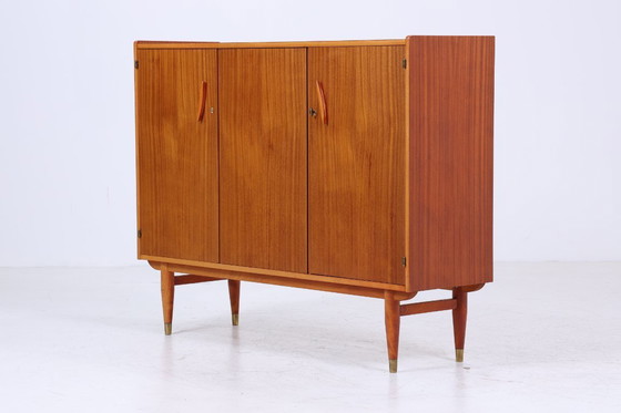 Image 1 of Bellissima credenza d'epoca anni '60 - Mid Century - armadio a cassetti in legno #04-76