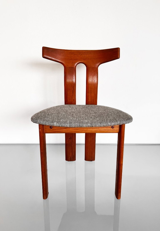 Juego de dos sillas T raras fabricadas en Dinamarca – A.B.J. Møbler, Sillas de comedor, Wood, Vintage (photo 8 of 20)