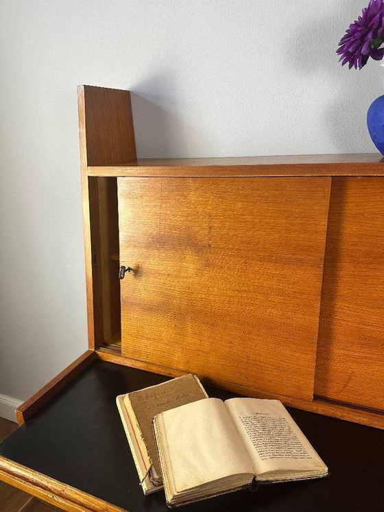 Image 1 of Early Edition: Wilhelm Renz Secretary WR 119 (1950s) – Cherrywood & Resopal