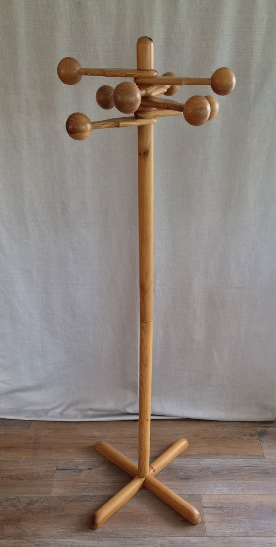 Portemanteau Vintage en Pin Space Age "Sputnik" – Portemanteaux, Bois (photo 8 of 12)