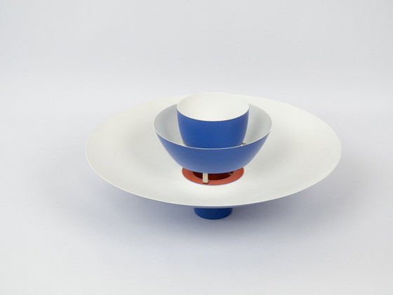 Image 1 of Pair of 2 Danish vintage pendant lamps PH 4/3 by Poul Henningsen, Louis Poulsen, 1966