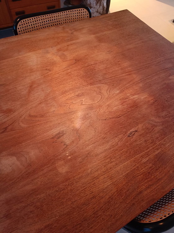 Image 1 of Heavy Solid Teak Dining Table (200x100)