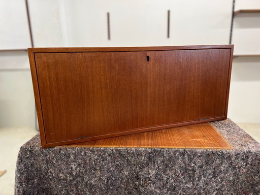 Teak Bar Cabinet By Kai Kristiansen For Feldballes, 1960s