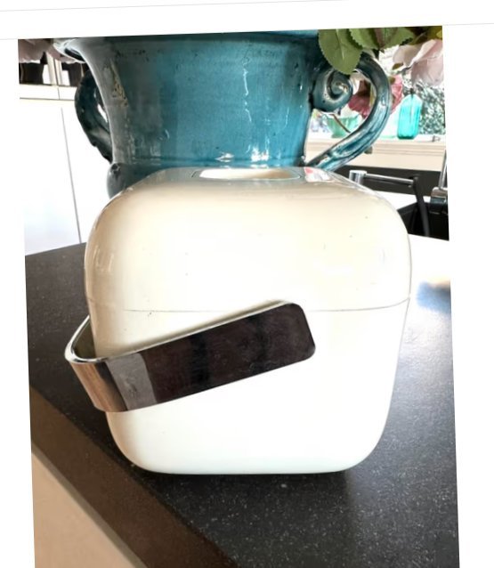 Image 1 of Guzzini Vintage Retro Ice Cube Bucket Off White