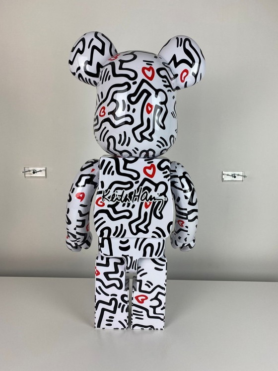 Image 1 of Bearbrick Be@Rbrick Keith Haring #8 1000% Medicom Toys