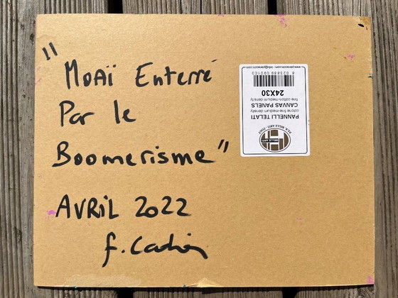 Image 1 of Acrylique sur carton entoilé.  Format 24x30cm. 