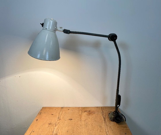 Image 1 of Large Industrial Workshop Table Lamp, 1960s