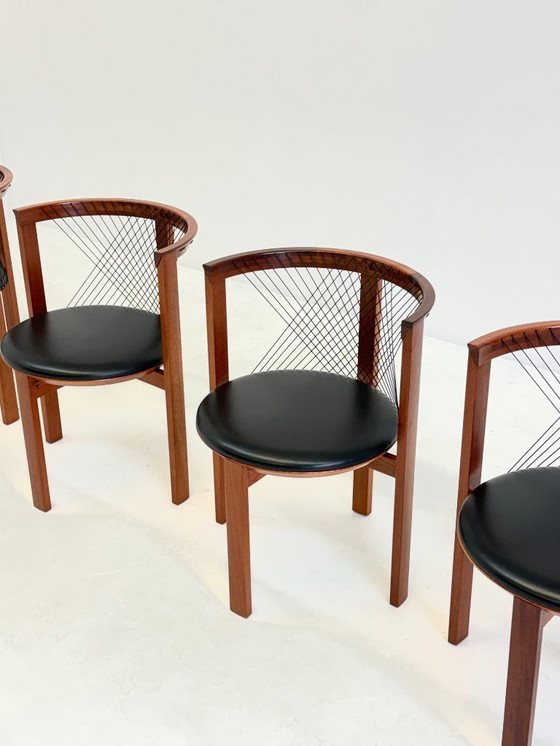 Image 1 of Ensemble de chaises Tranekær String par Niels Jørgen Haugesen