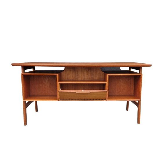 Image 1 of Scrivania vintage scandinava in teak, n°75, Omann Jun