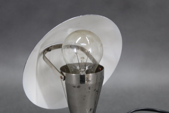 Image 1 of 1930er Bauhaus-Tischlampe mit verstellbarem Schirm, Tschechoslowakei