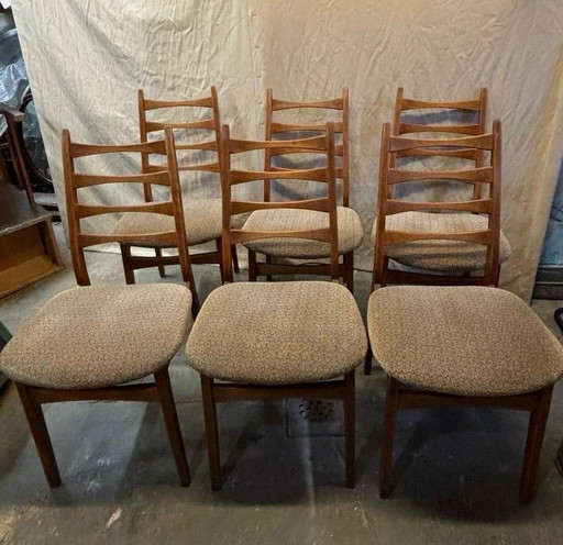 Mid-century Deens design eetkamerstoel