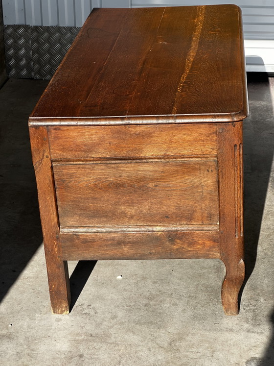 Cofre de roble de estilo provenzal francés del siglo XVIII – Fabrication Artisanale 18 e siècle, Aparadores (photo 9 of 14)