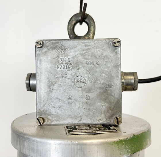 Image 1 of Grande lampada a sospensione industriale in alluminio di Elektrosvit, anni '60