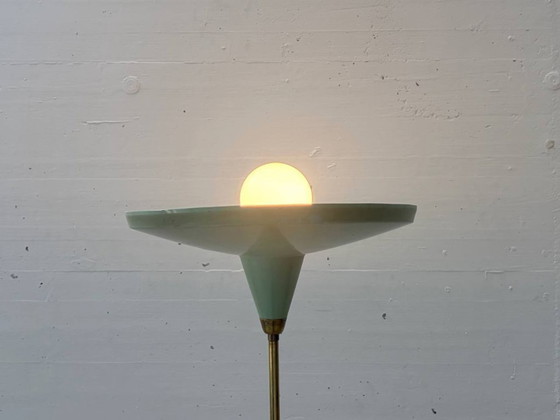 Image 1 of Floor lamp made of brass and metal, 1950s