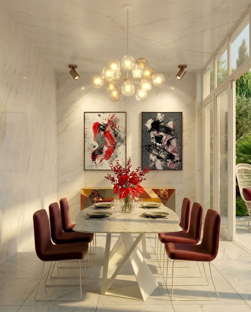 SCIALOJA TOTI (Astrattismo Informale/Informal Abstraction). Dittico di serigrafie firmate, 1997