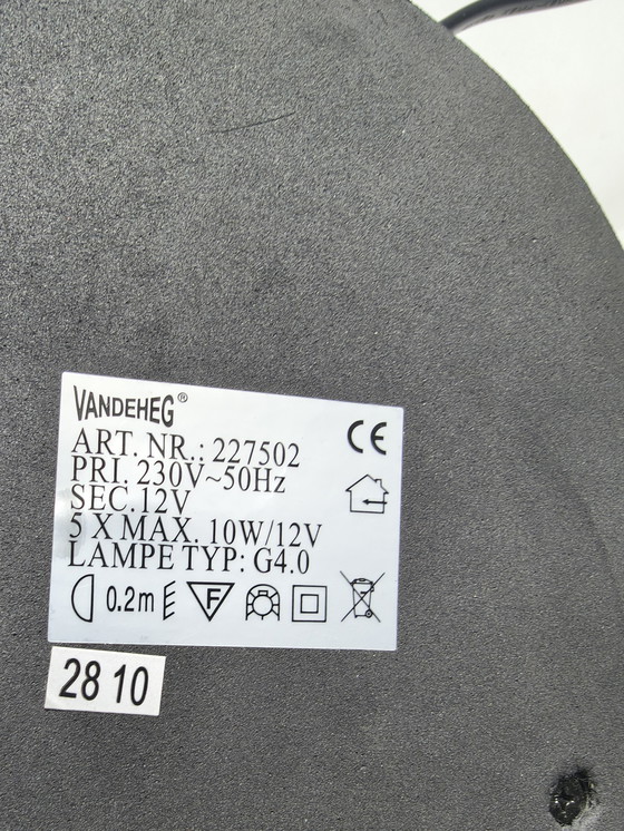 Image 1 of Vintage Vandeheg Table Lamp with Chalices & Dimmer