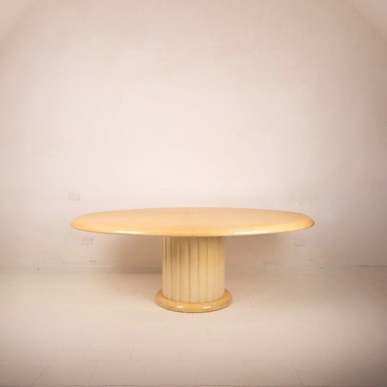 Image 1 of Raro Tavolo in pergamena di Aldo Tura per Tura Milano 1960