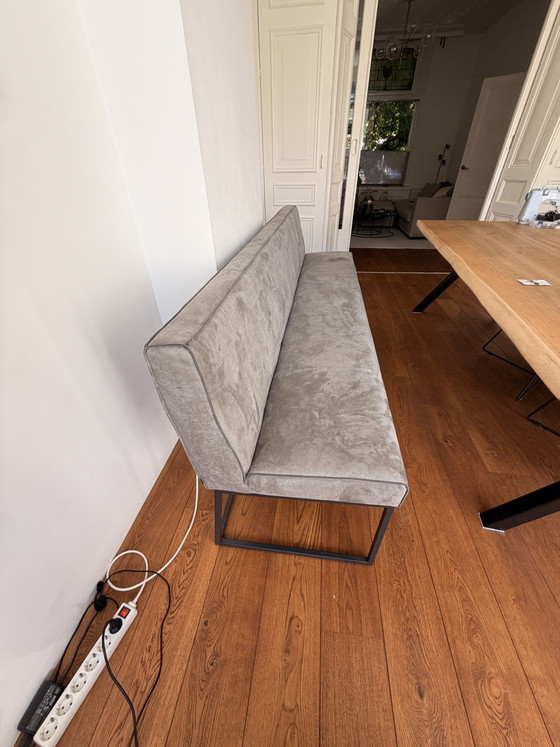 Luxury Dining Bench – Goossens, Seating area, Leather (photo 3 of 5)