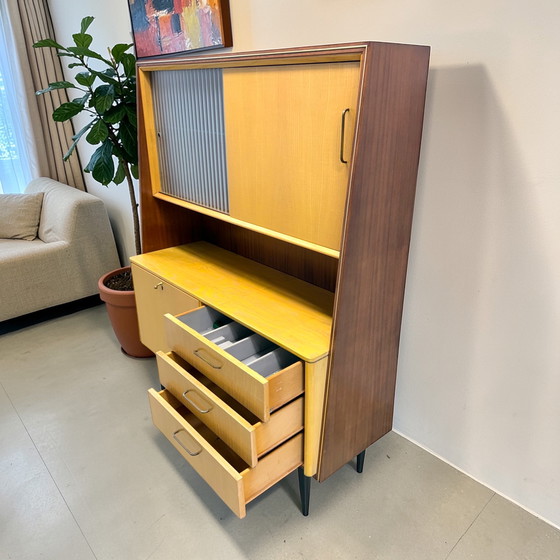 Image 1 of Vintage 1960s sideboard | wall cabinet | bar cabinet