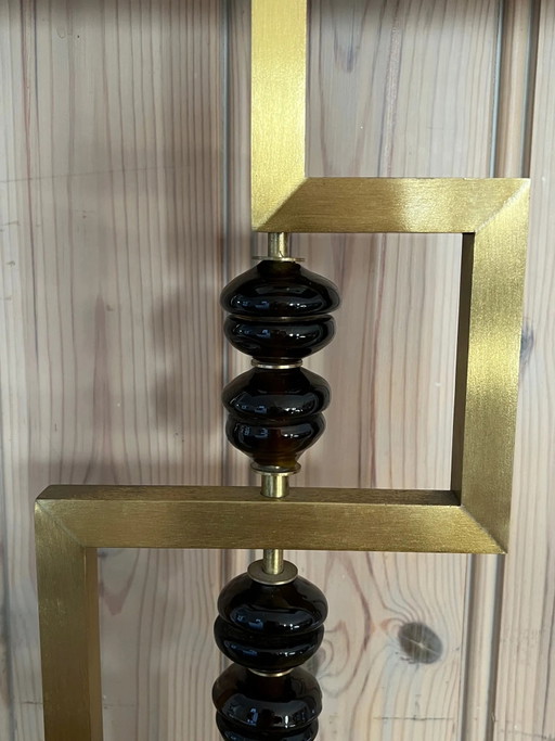 Vintage lamp – tafellampen, Metal, Glass (photo 2 of 6)