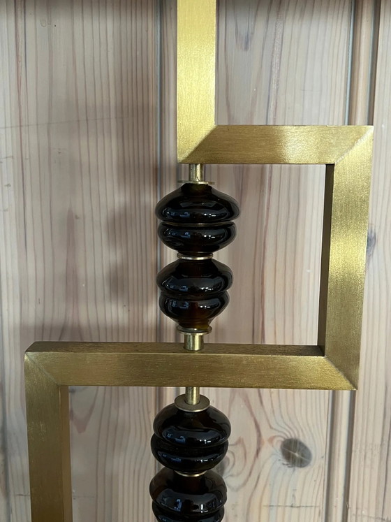 Vintage lamp – Table lamps, Metal, Glass (photo 2 of 6)