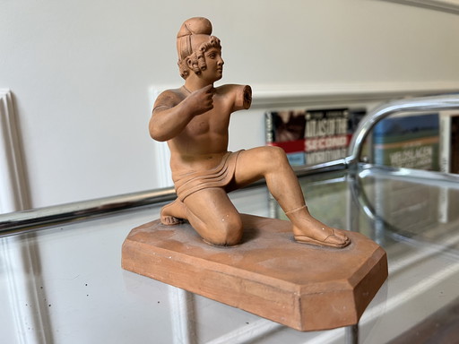 Museum replica in terracotta Greek or Roman antiquity