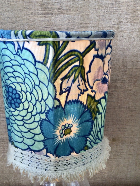 Set of 2 vintage Swedish Table lamps – IKEA, Glass, Textile (photo 6 of 13)