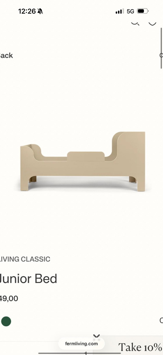 FERM LIVING CLASSIC Sill Junior Bed – Lits 1 personne, Bois (photo 5 of 5)