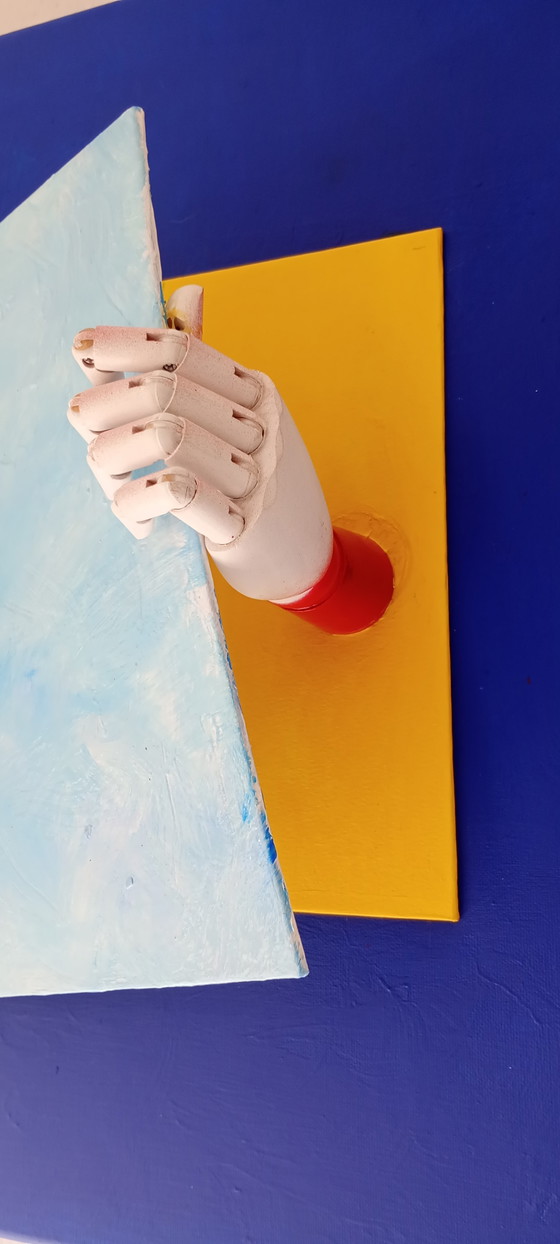 Image 1 of Wolke, Mischtechnik auf Leinwand, Alfie 2026