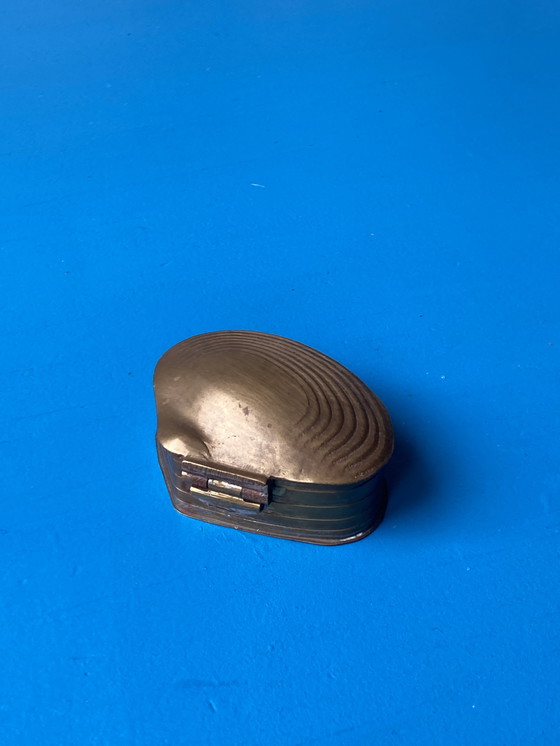 Image 1 of Mid - Century Copper Shell Storage Box