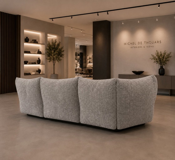 Edra “Standard” Modular Sofa 5 Elements 4 Cushions T 8123 LP 36K – Modulaire banken, Textile (photo 5 of 10)
