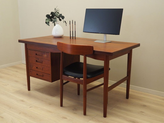 Image 1 of Scrivania in teak, design danese, anni '70, produzione: Danimarca