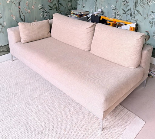 Design on Stock Aikon Lounge-Sofa, 3-Sitzer, 1 Armlehne links