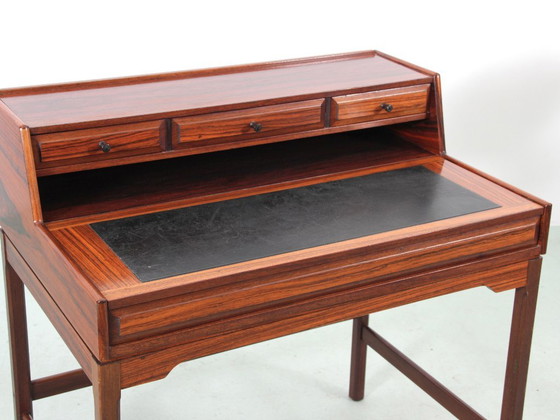 Petit bureau à gradin scandinave en palissandre de Rio – Tables d'appoint, Wood (photo 3 of 13)