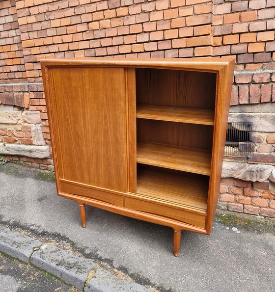 Image 1 of Axel Christensen Teak Highboard Aco Møbler Danish Mid Century Design Sideboard Kommode Schrank Credenza 60Er Vintage Retro