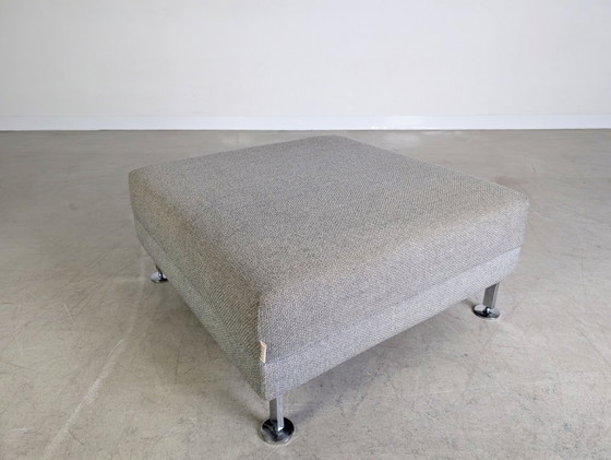 Image 1 of Brühl Moule taburete grande Otomano reposapiés Reposapiés gris