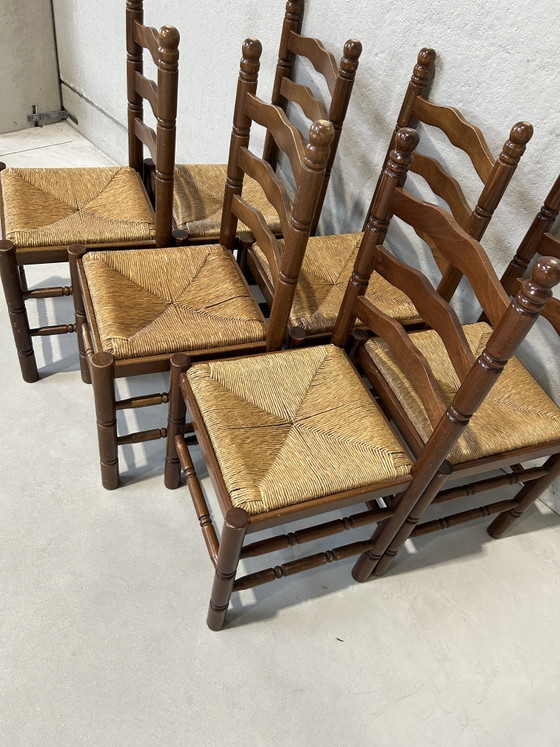French Provencal – Dining chairs, Rattan, Wood (photo 6 of 7)