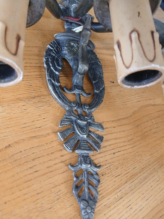 Image 1 of Aplique de bronce Imperio del Cisne Siglo XIX