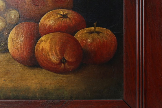 Image 1 of Dipinto ad olio su tavola del XVIII secolo, natura morta, Paesi Bassi