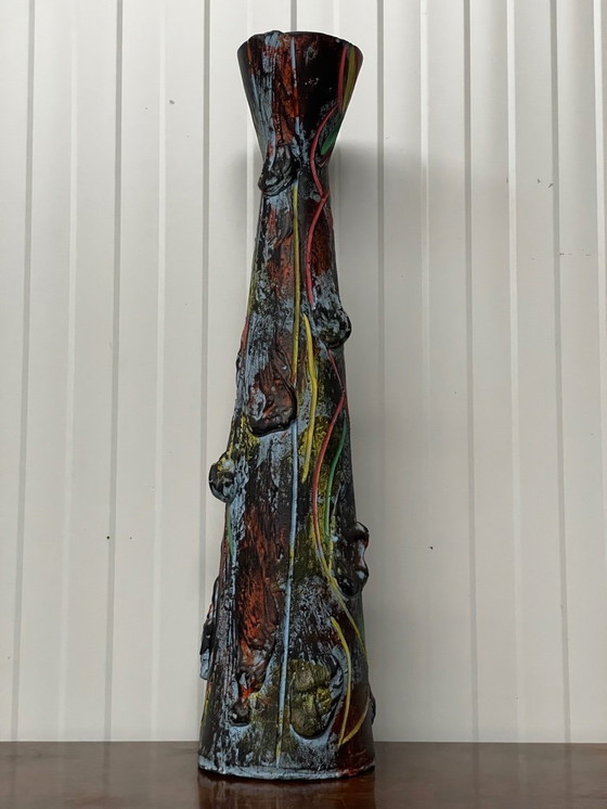 Image 1 of Un vaso vintage colorato extra large