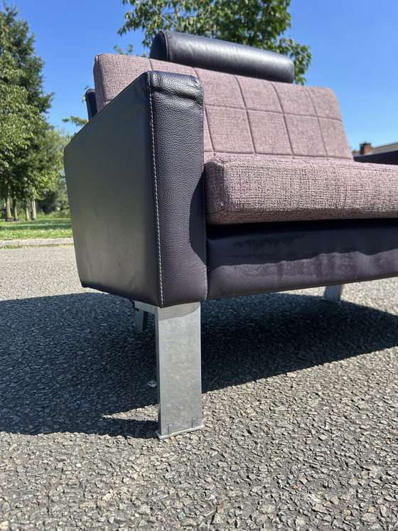Vintage Loveseat Leolux Jaren 90/2000 – Leather, Metal (photo 6 of 15)