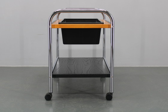 Image 1 of Carrello portafiori, porta erbe aromatiche o porta bar anni '70, Danimarca