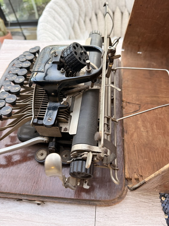 Image 1 of Antike Blickensderfer Schreibmaschine Nr. 7 avec Koffer