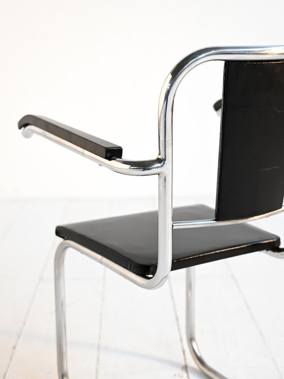 Image 1 of Scandinavische cantilever fauteuil in Bauhaus-stijl, jaren 30.