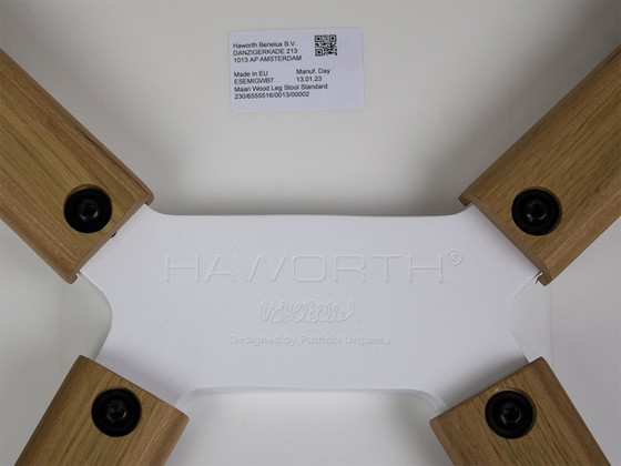 Image 1 of Patricia Urquiola for Haworth bar stool Maari set of 4 pieces Yellow