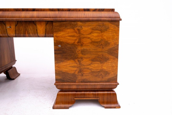 Image 1 of Ensemble de bureau Art déco des années 1930, Pologne.