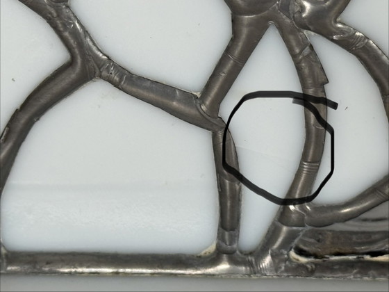 Portatovaglioli/portadocumenti vintage in stile Tiffany a forma di cigno – Accessori da tavola, Glass, Metal (photo 8 of 8)