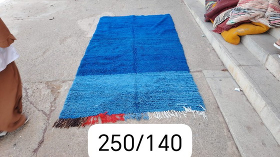 Image 1 of Handgeknoopt Berber kleed wol 250x140cm